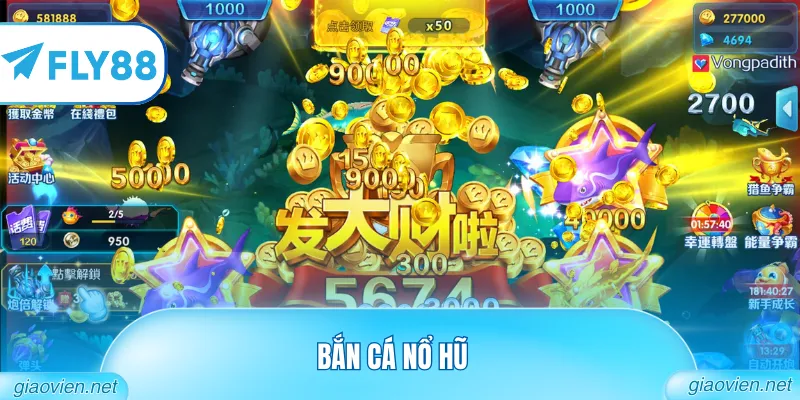 Bắn Cá Nổ Hũ Kịch Tính Với Cơ Chế Jackpot Khổng Lồ 1 bắn cá nổ hũ