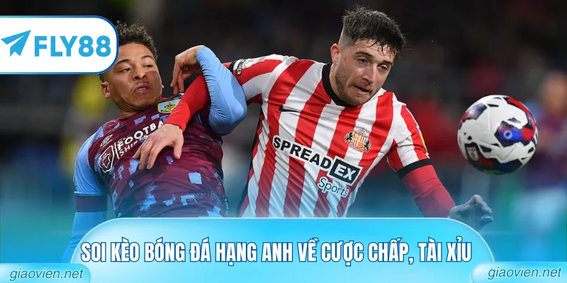 Soi kèo bóng đá hạng Anh về cược chấp, Tài Xỉu